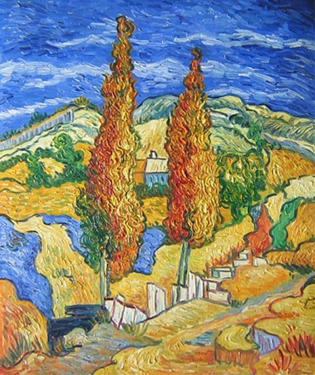reprodukcia obrazu, Vincent van Gogh, slávne obrazy, , žltá