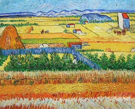 reprodukcia obrazu, Vincent van gogh, slávny obraz, žltá