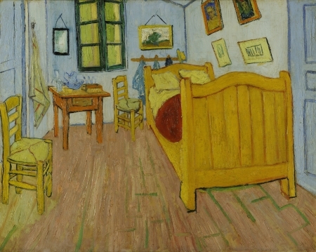 spálne v Arles, tlačené obrazy, Vincent van Gogh, tlačená reprodukcia, moderné obrazy, obraz na stenu, obraz do bytu, vysoká kvalita, skladom, ih