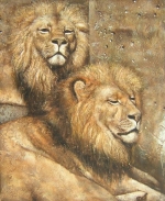 kráľ zvierat, lev, Obrazy do bytu, obrazy ručne maľované, obrazy na plátne, obrazy, dekoratívne obrazy, moderné obrazy.