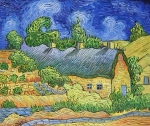 Vincent van Gogh, reprodukcia obrazu, známy obraz, modrá