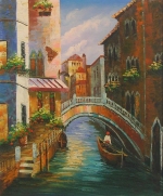 benátky, Venecia, obraz do bytu, dekorácia interiéru, gondola